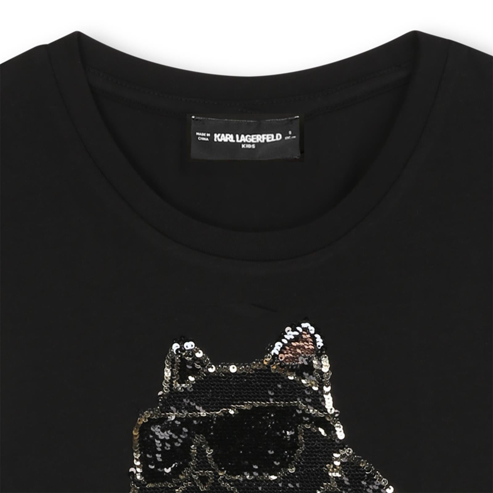 Karl Lagerfeld T Shirt Klz30944 Black Preto_shot4