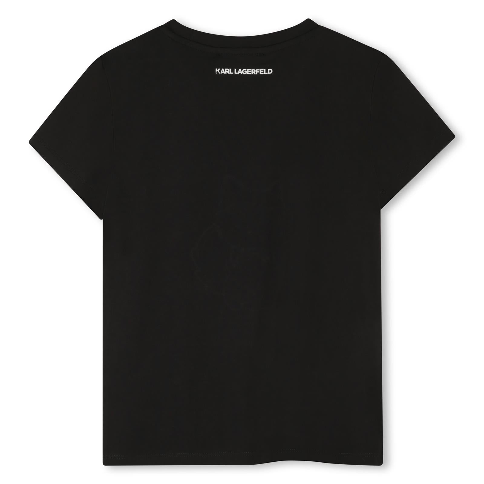 Karl Lagerfeld T Shirt Klz30945 Black Preto_shot3