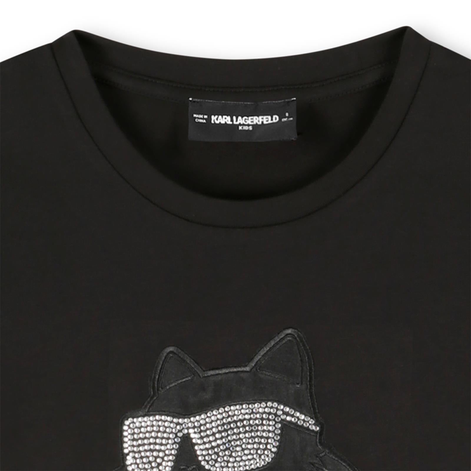 Karl Lagerfeld T Shirt Klz30945 Black Preto_shot4