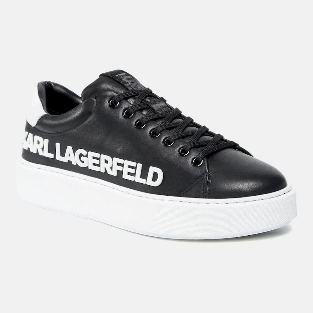 Karl Lagerfield Sapatilhas Sneakers Shoes 52225 Blk White Preto Branco Shot2