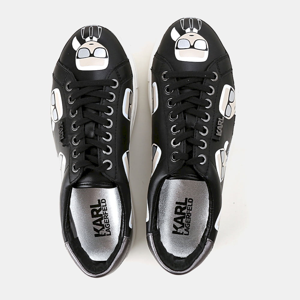 Karl Lagerfield Sapatilhas Sneakers Shoes 61015 Black Preto Shot10