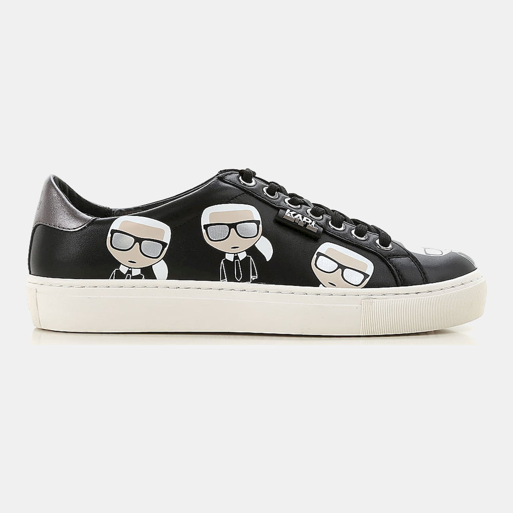 Karl Lagerfield Sapatilhas Sneakers Shoes 61015 Black Preto Shot4