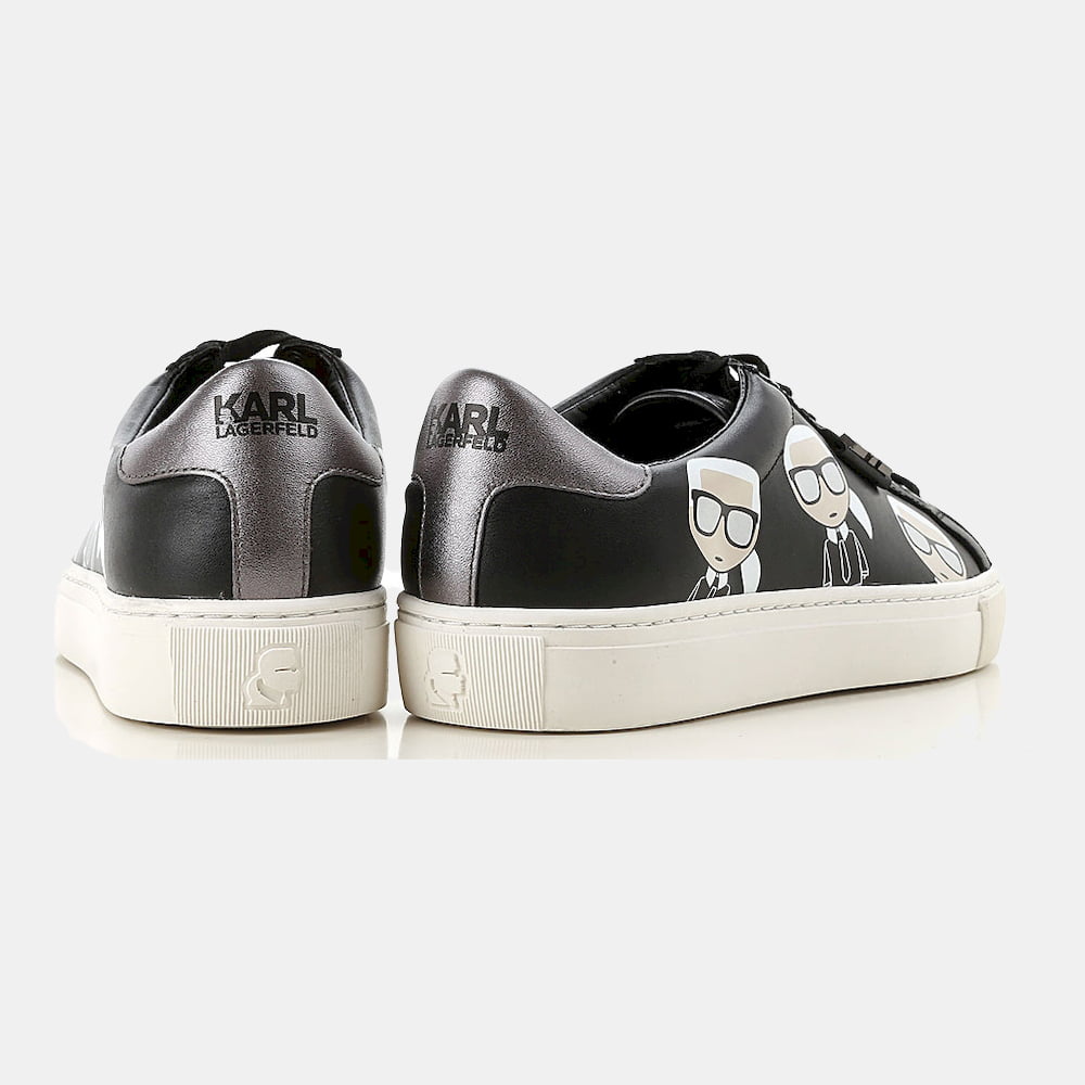 Karl Lagerfield Sapatilhas Sneakers Shoes 61015 Black Preto Shot8