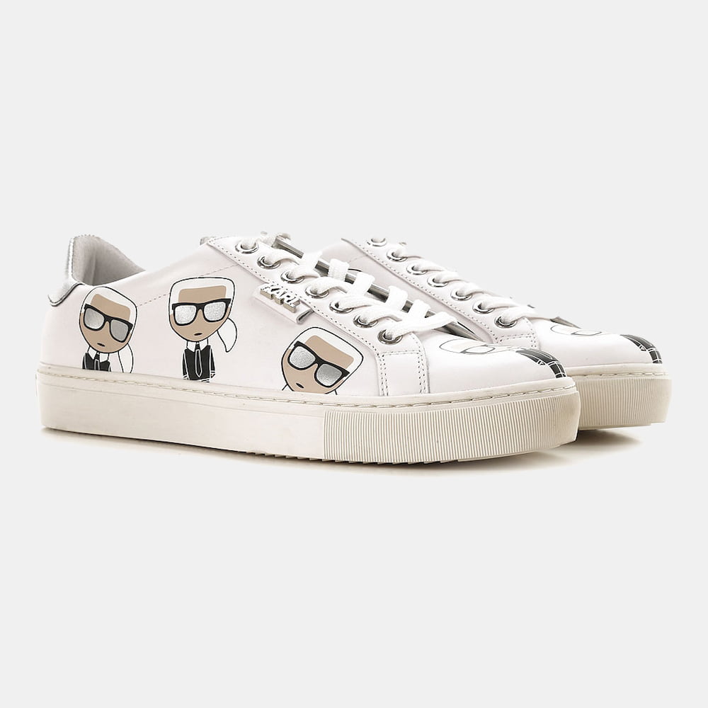Karl Lagerfield Sapatilhas Sneakers Shoes 61015 White Branco Shot2
