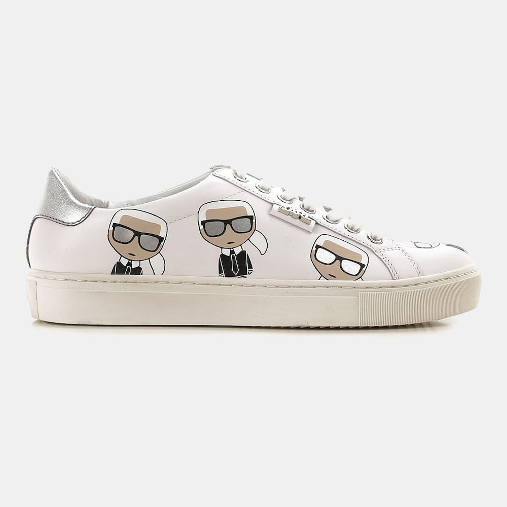 Karl Lagerfield Sapatilhas Sneakers Shoes 61015 White Branco Shot4