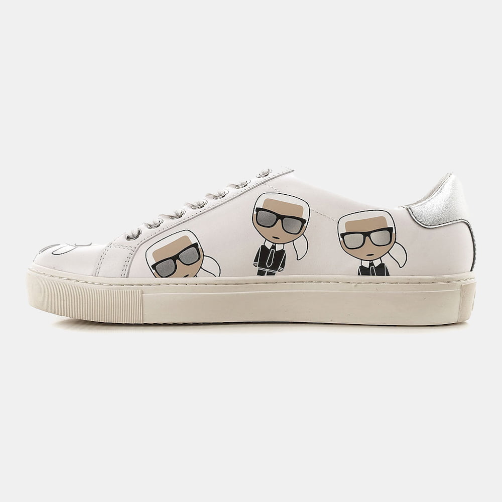 Karl Lagerfield Sapatilhas Sneakers Shoes 61015 White Branco Shot6