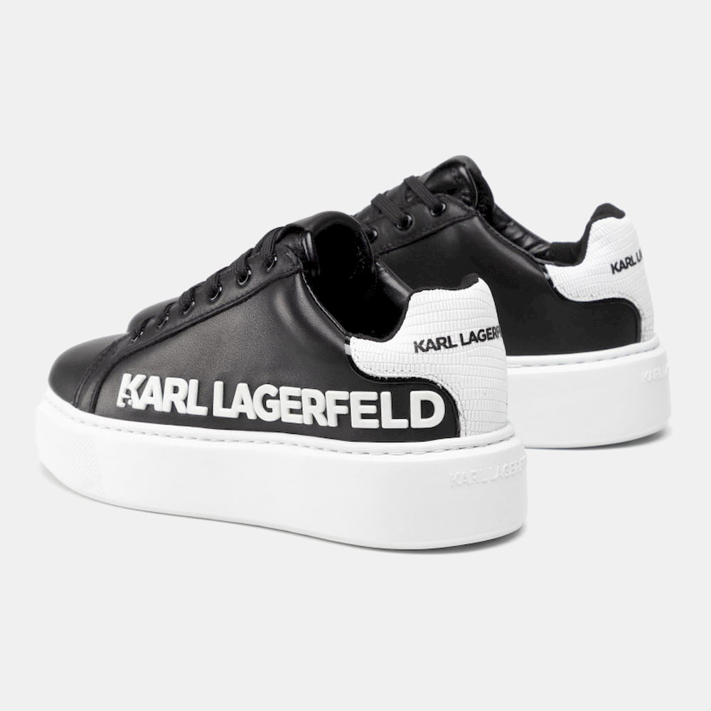 Karl Lagerfield Sapatilhas Sneakers Shoes 62210 Blk White Preto Branco Shot4