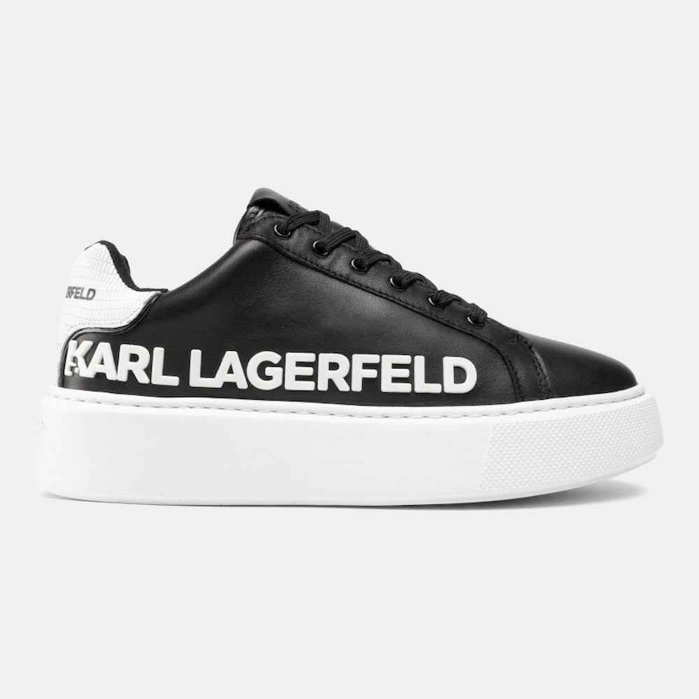 Karl Lagerfield Sapatilhas Sneakers Shoes 62210 Blk White Preto Branco Shot8