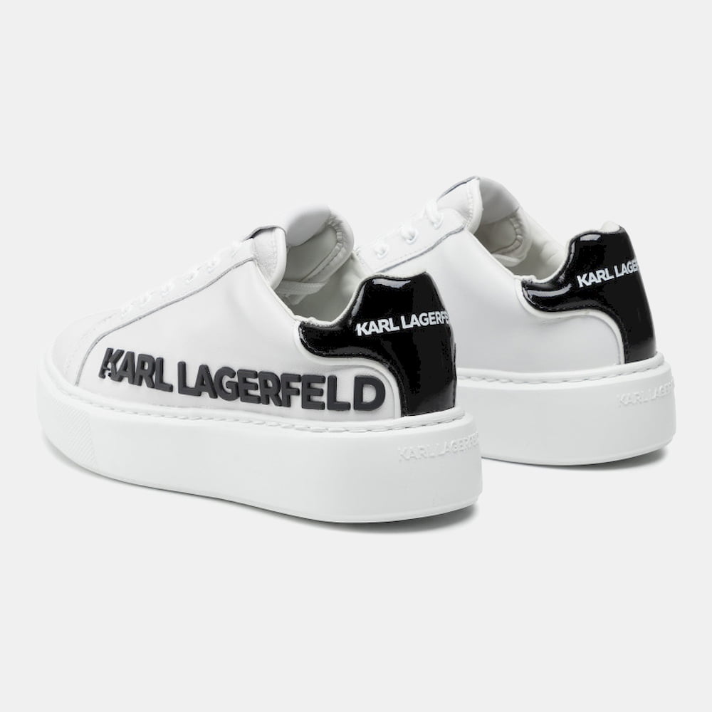 Karl Lagerfield Sapatilhas Sneakers Shoes 62210 Whi Black Branco Preto Shot4