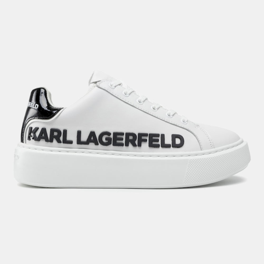 Karl Lagerfield Sapatilhas Sneakers Shoes 62210 Whi Black Branco Preto Shot8