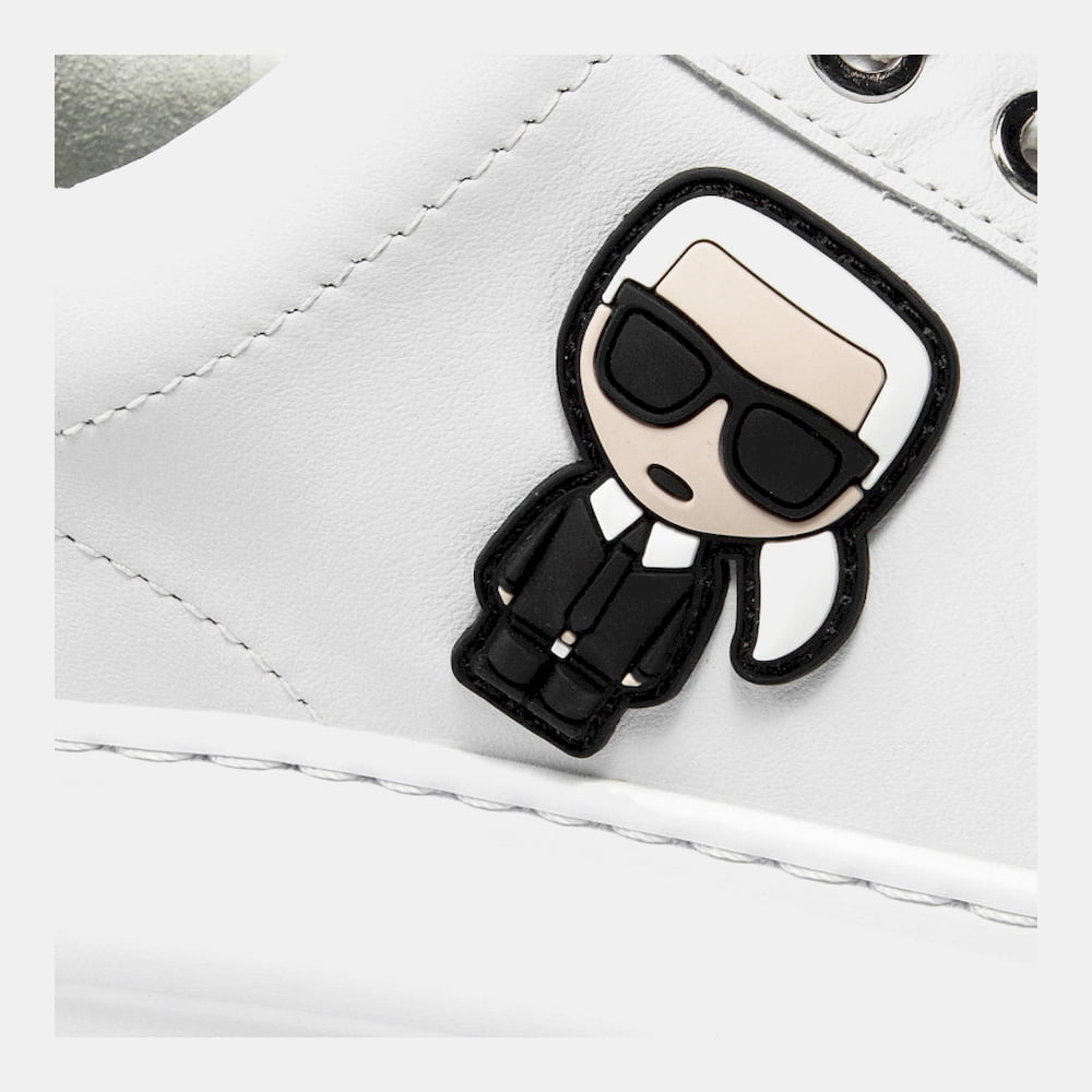 Karl Lagerfield Sapatilhas Sneakers Shoes 62530 Whi Black Branco Preto Shot11