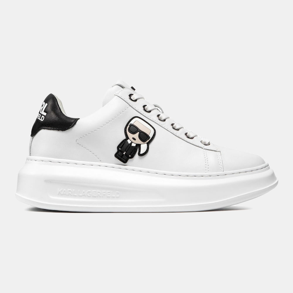 Karl Lagerfield Sapatilhas Sneakers Shoes 62530 Whi Black Branco Preto Shot17