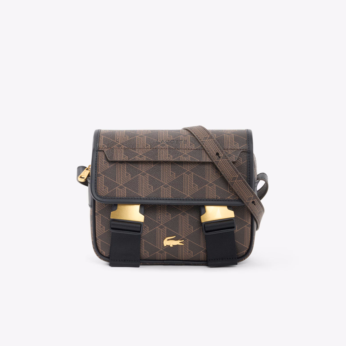 Lacoste Bolsa Bag Nu5423bg Brown.logo Castanho_shot1