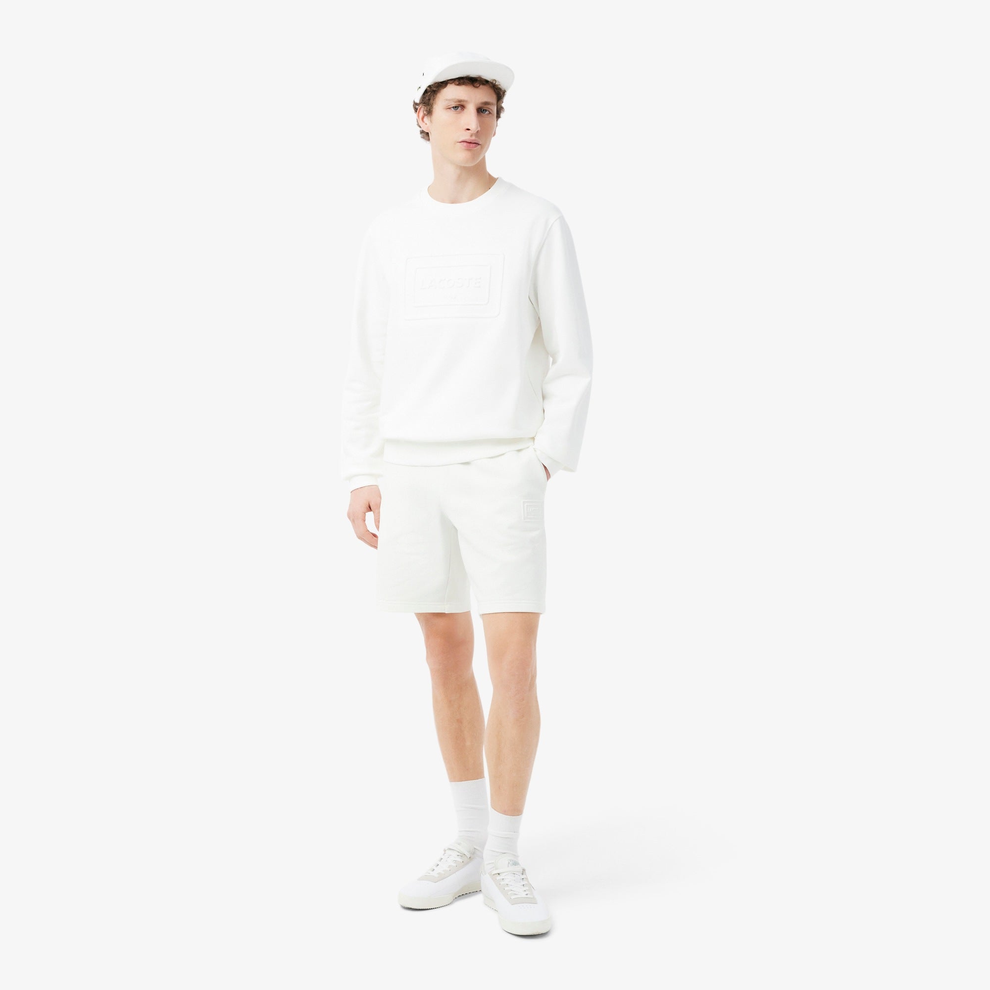 Lacoste Calcao Shorts Gh0788 White Branco_shot5
