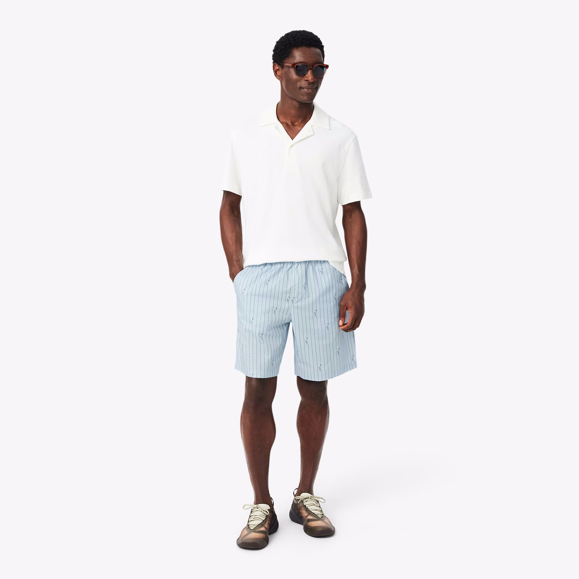 Lacoste Calcao Shorts Gh1964 Chambray Chambray_shot1