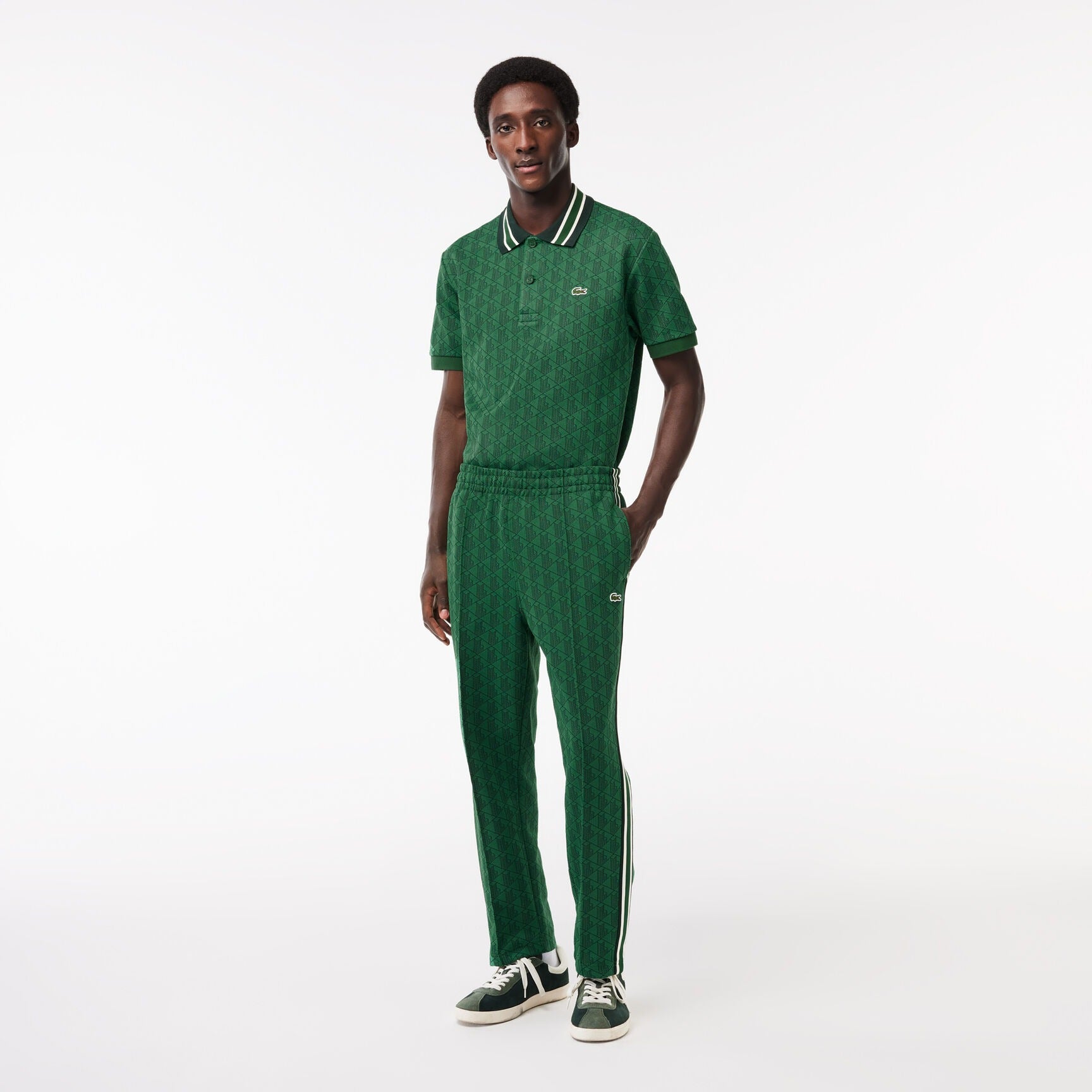 Lacoste Calcas Training Pants Xh1440 Green Verde_shot1