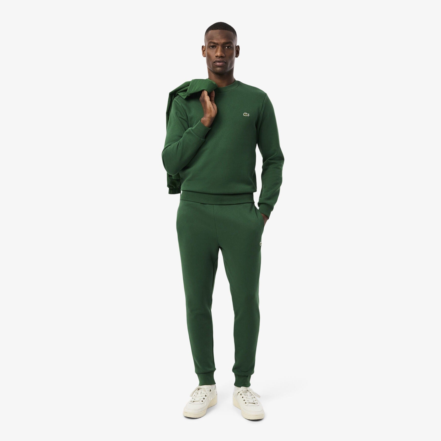 Lacoste Calcas Training Pants Xh9624 Green Verde_shot7
