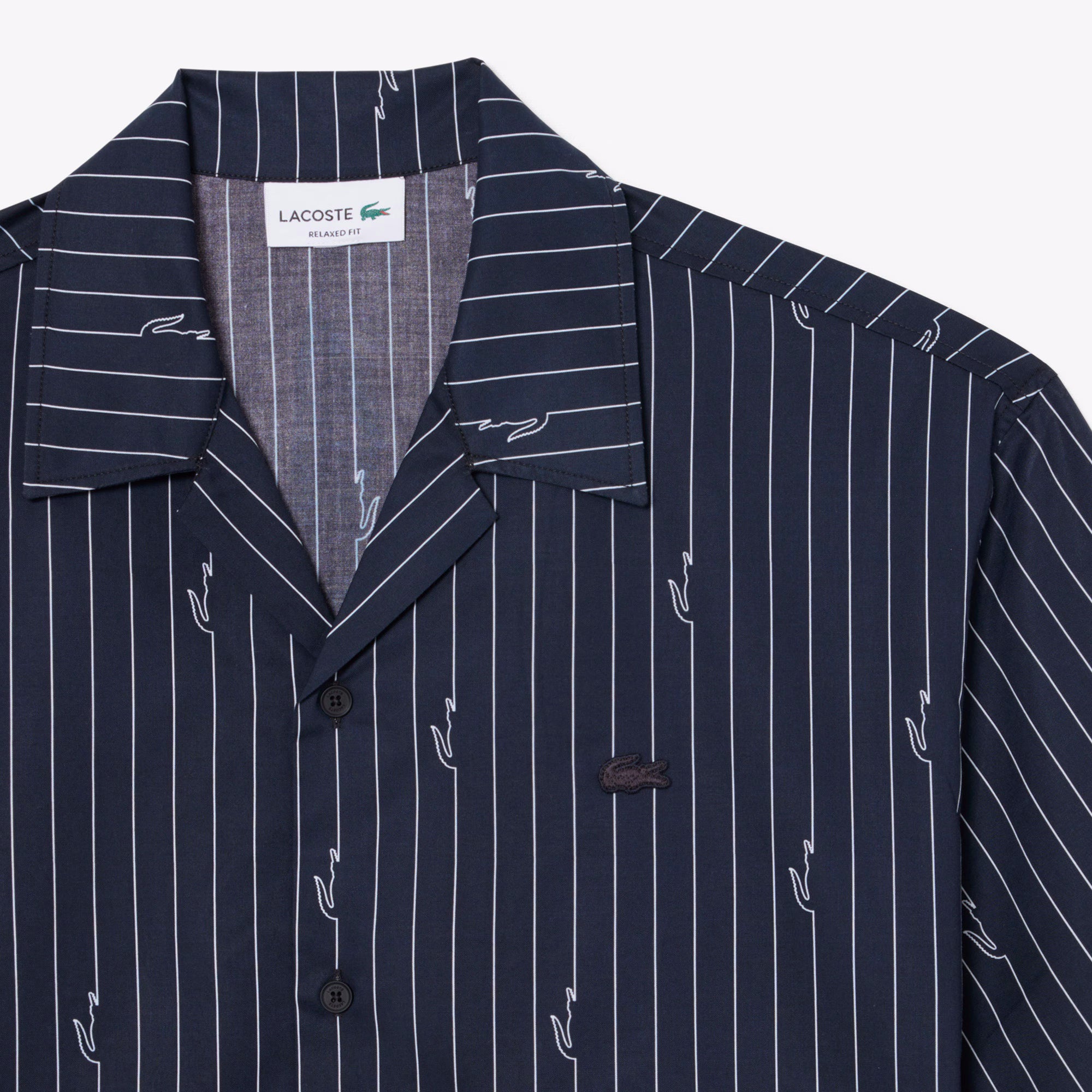 Lacoste Camisa Shirt Ch2343 Black Preto_shot5