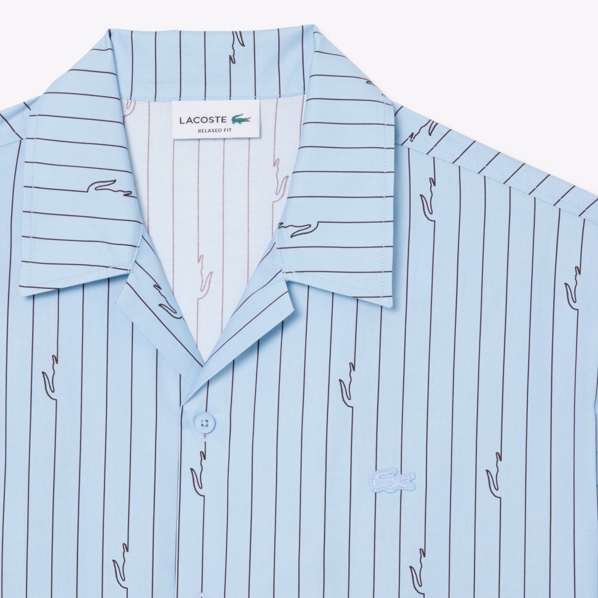 Lacoste Camisa Shirt Ch2343 Chambray Chambray_shot5