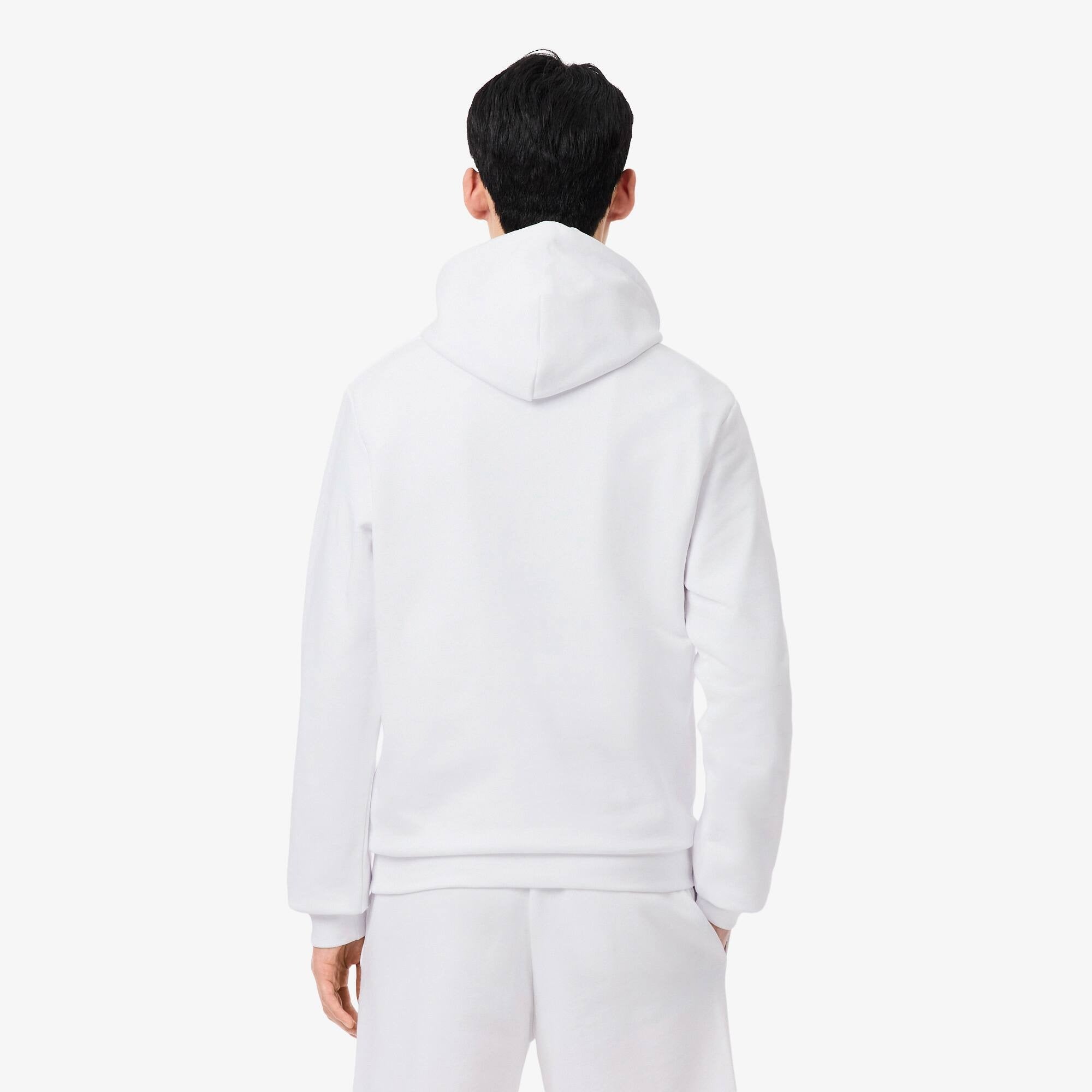 Lacoste Camisola Hoodie Sh9839 White Branco_shot4