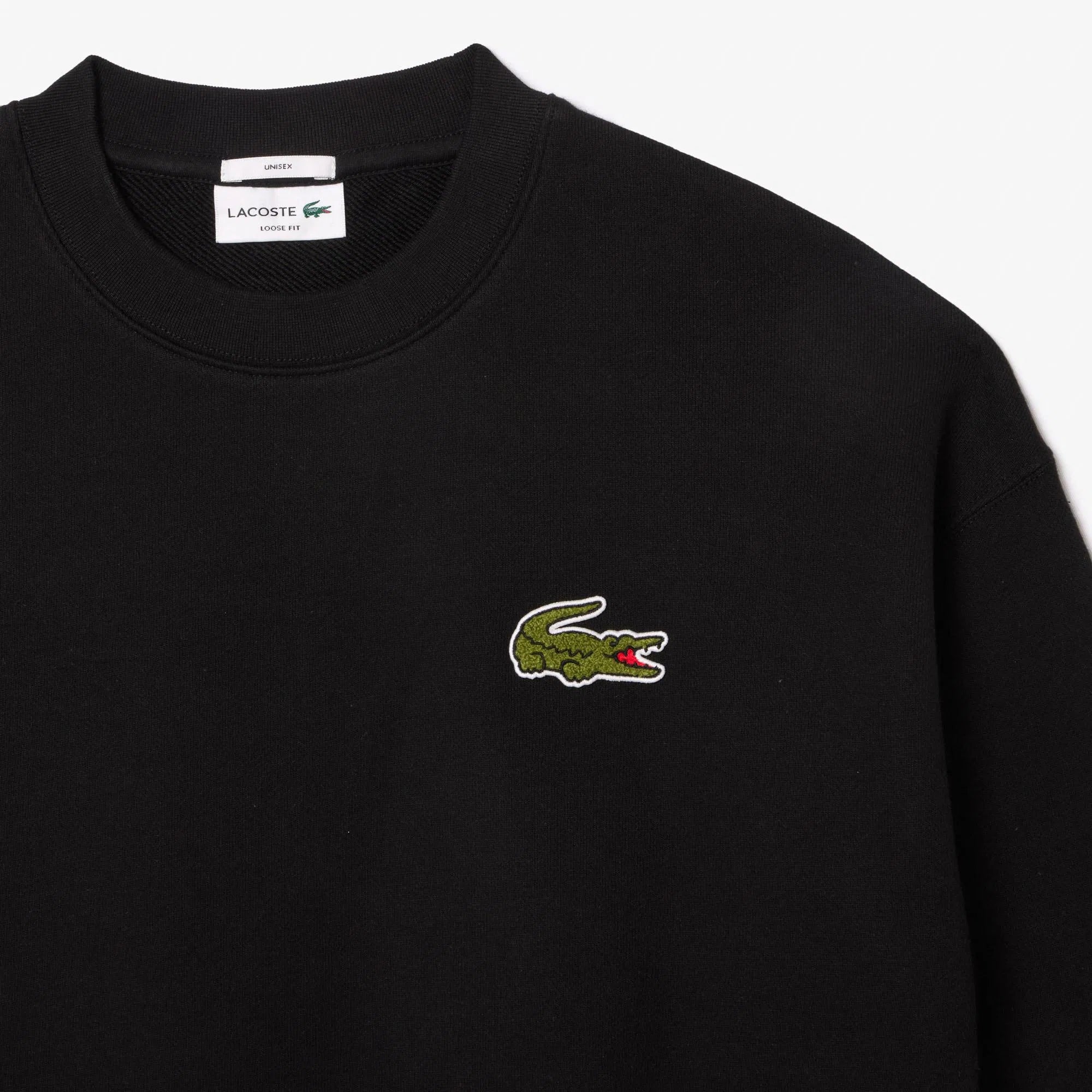 Lacoste Camisola Sweat Sh2741 Black Preto_shot2