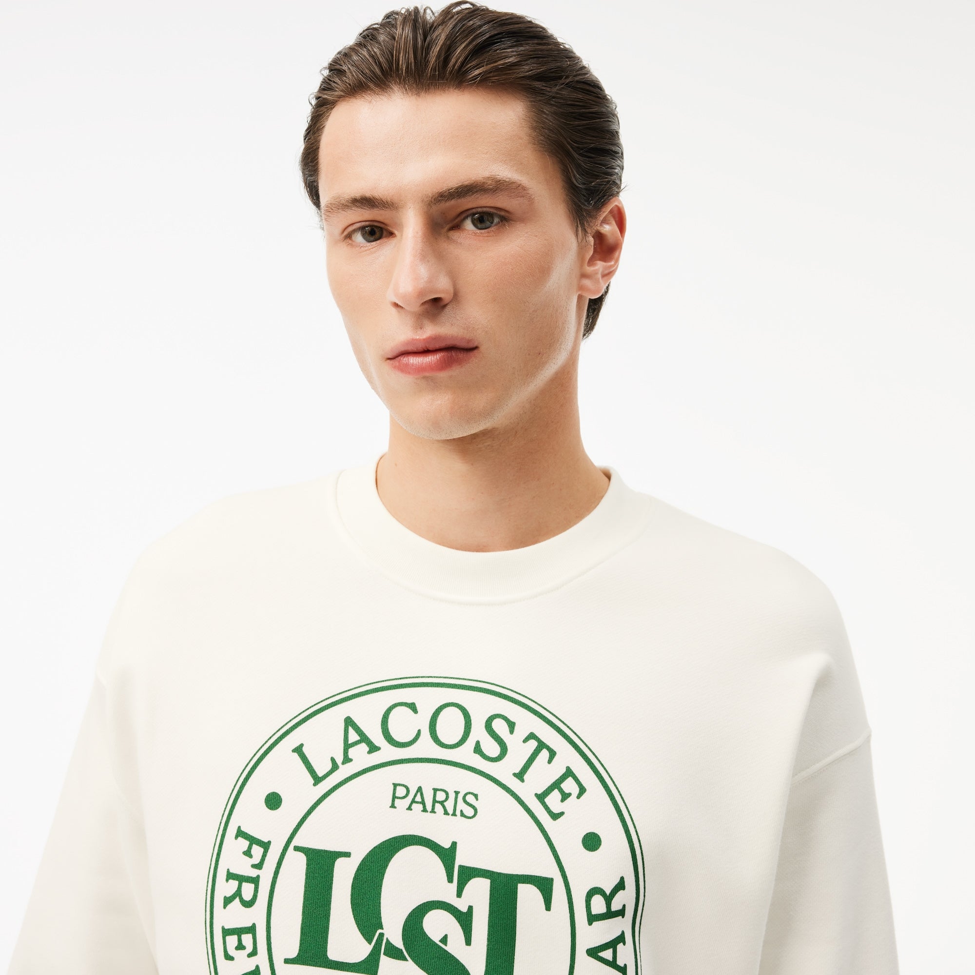 Lacoste Camisola Sweat Sh2897 White Branco_shot2