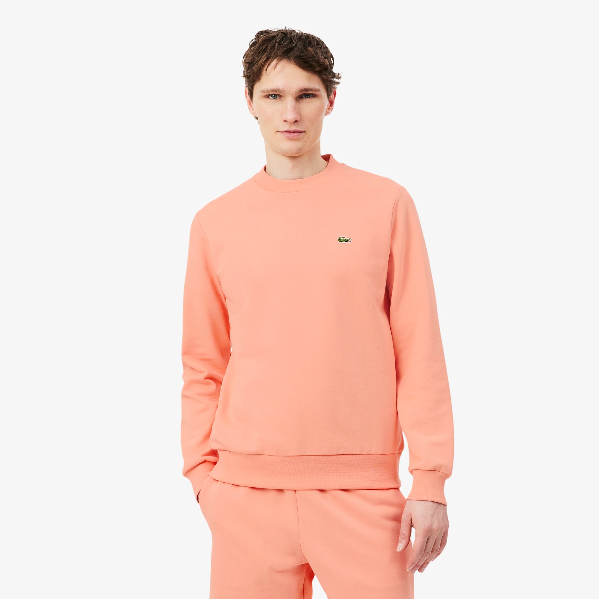 Lacoste Camisola Sweat Sh9801 Rose Rosa_shot1