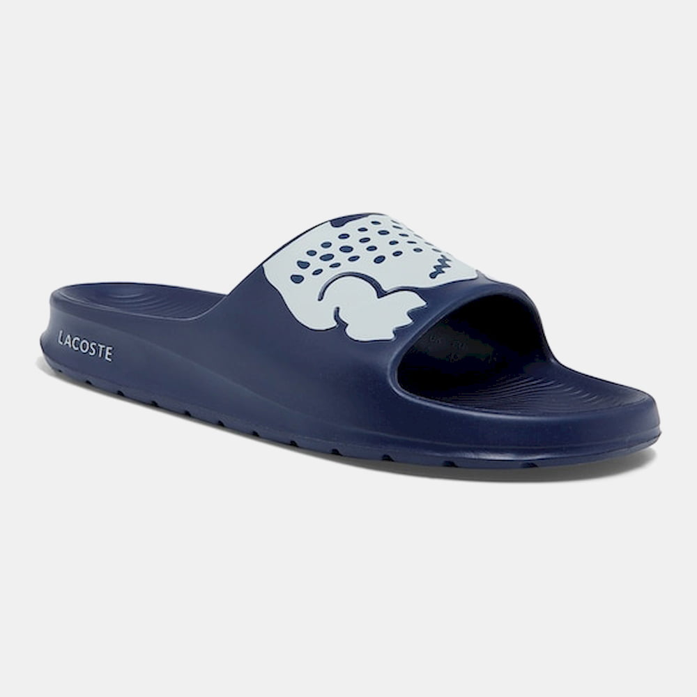 Lacoste Chinelos Slippers Croco 2.0 Navy Navy Shot2