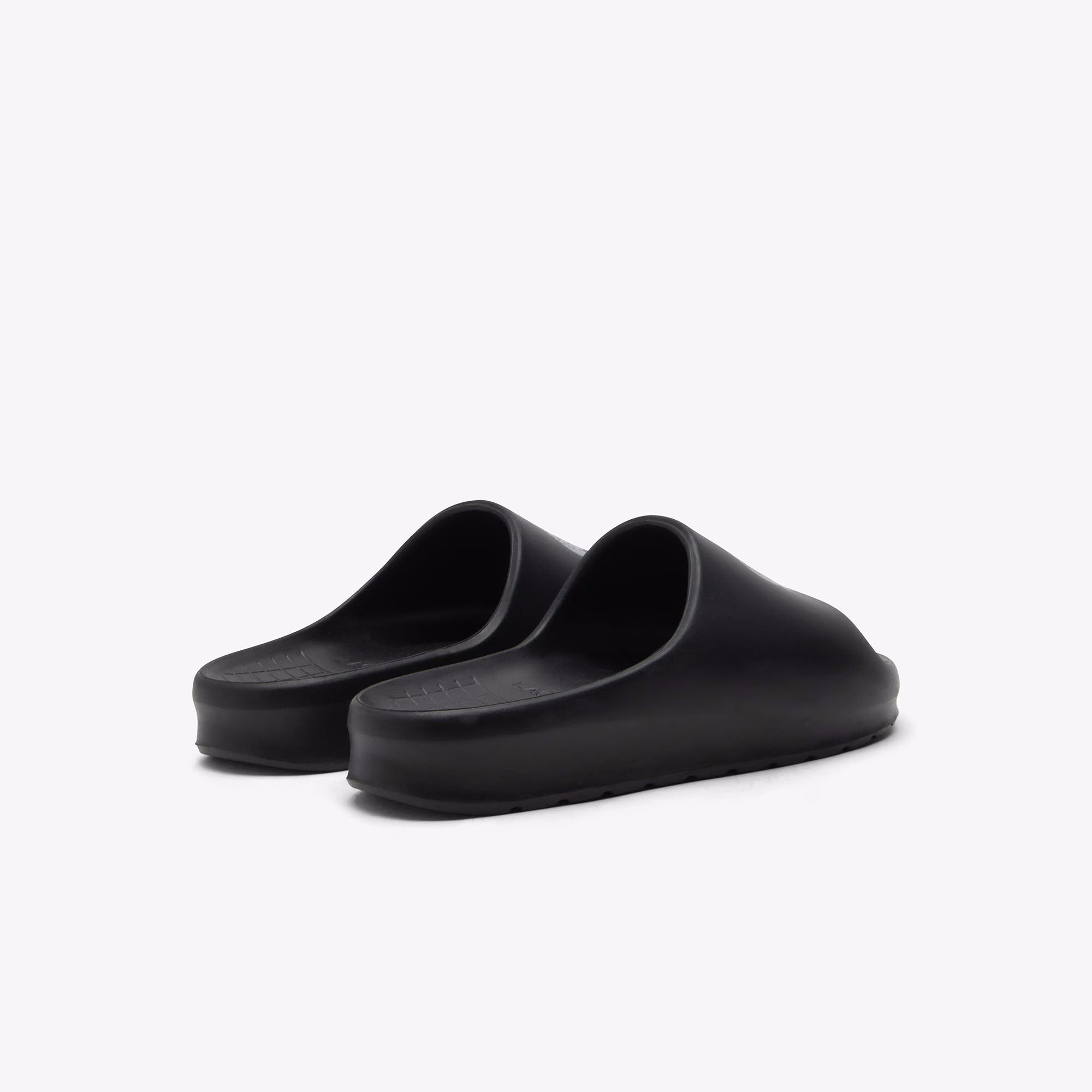 Lacoste Chinelos Slippers Serve Slide Blk Gry Preto Cinza_shot3