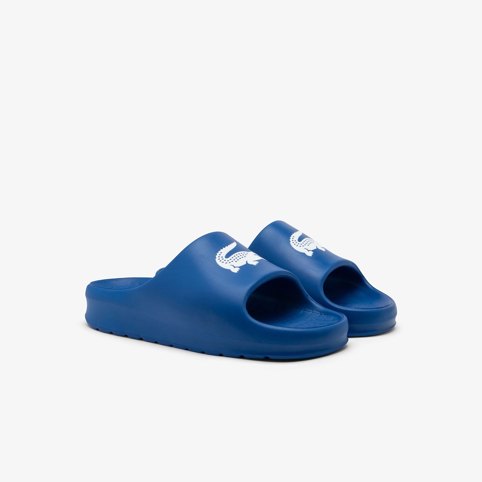 Lacoste Chinelos Slippers Serve Slide Blue White Azul Branco_shot3