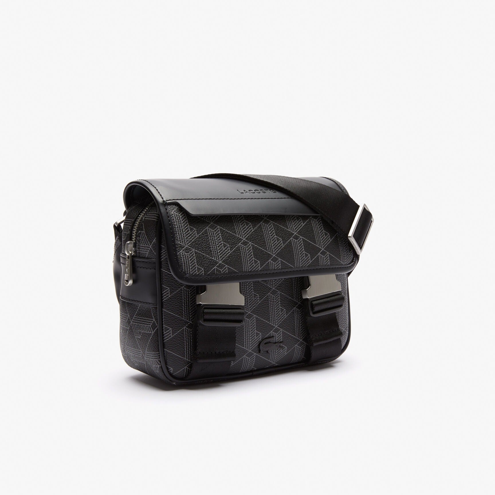 Lacoste Crossbody Nh3787lx Black.logo Preto_shot2