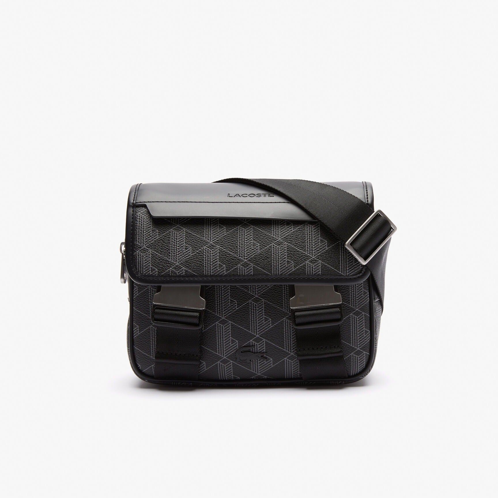 Lacoste Crossbody Nh3787lx Black.logo Preto_shot8