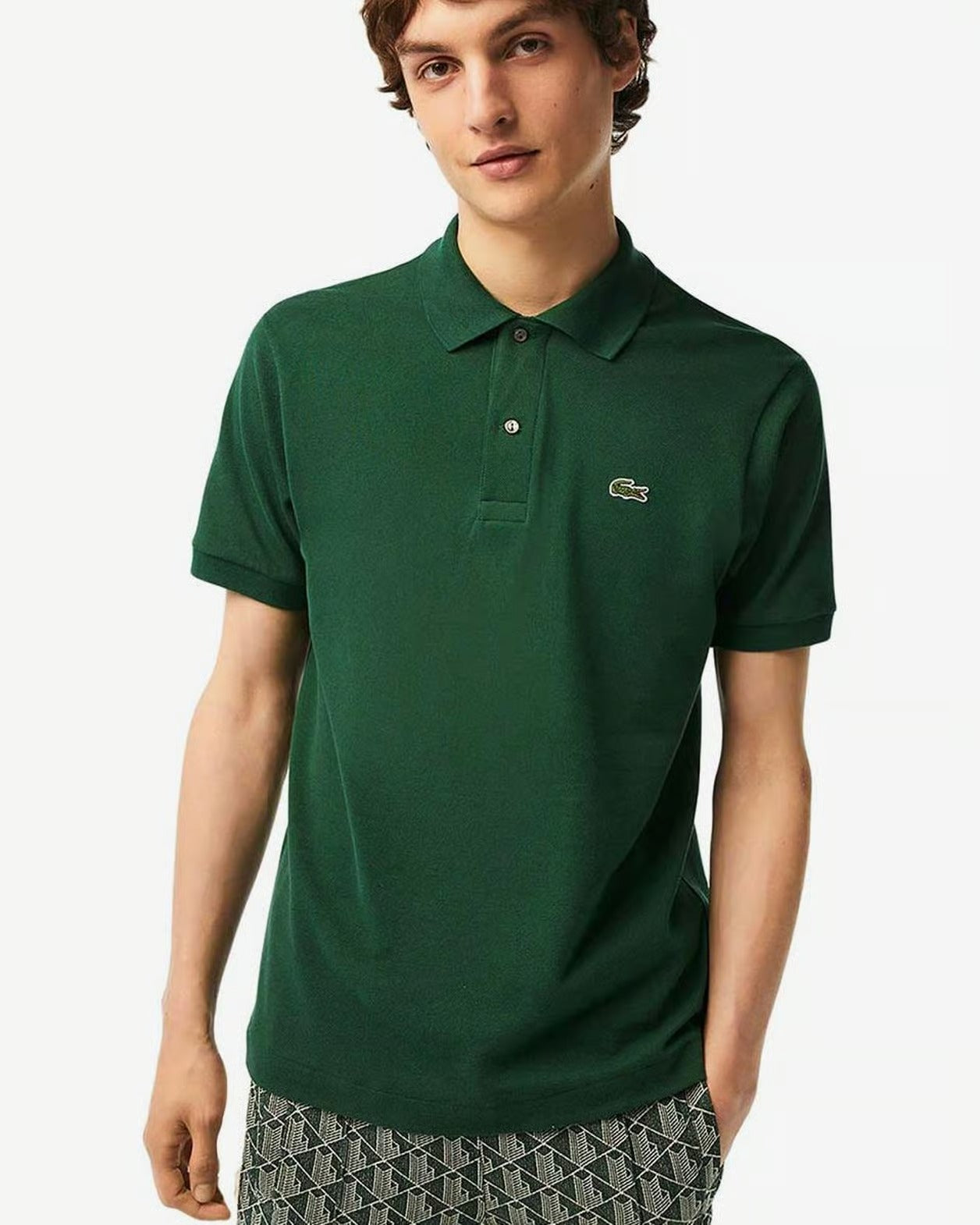 Lacoste Polo L1212 Green Verde_shot1
