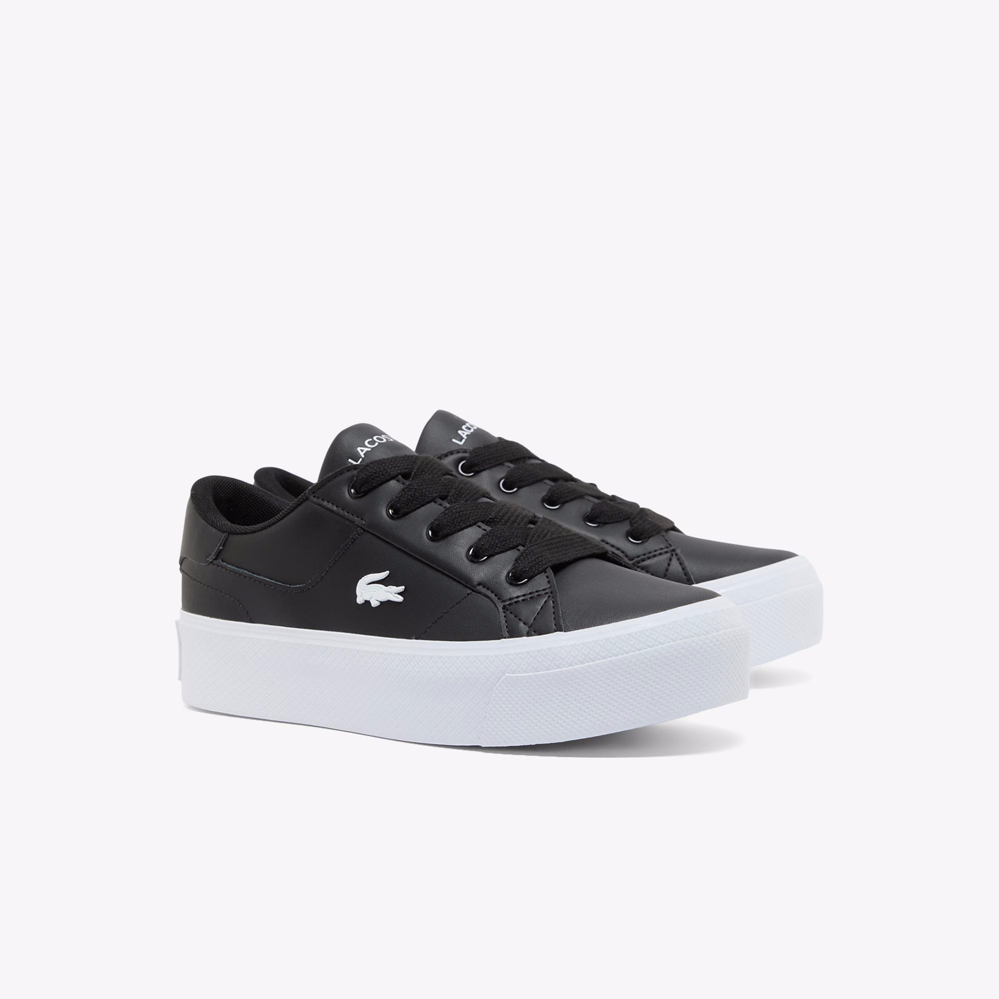 Lacoste Sapatilhas Sneakers Shoes  W Ziane Blk White Preto Branco_shot2