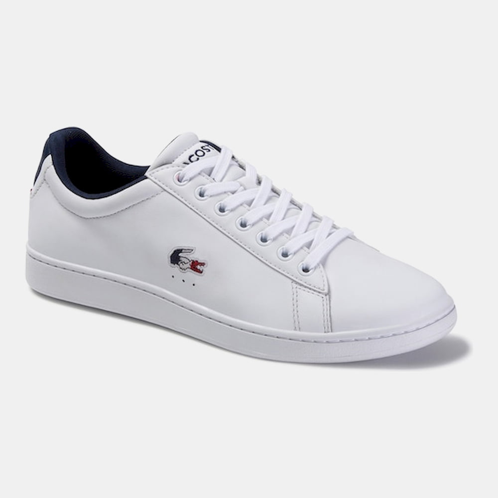 Lacoste Sapatilhas Sneakers Shoes Carnaby Evo Whi Nvy Branco Navy Shot2