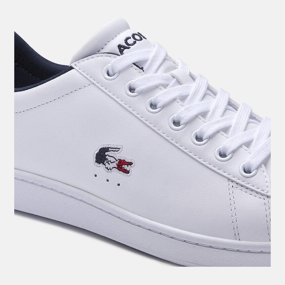 Lacoste Sapatilhas Sneakers Shoes Carnaby Evo Whi Nvy Branco Navy Shot8