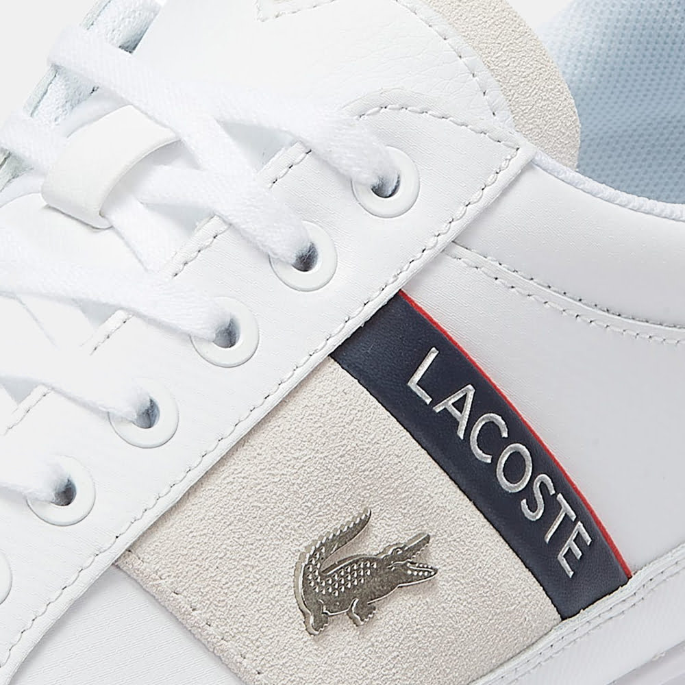 Lacoste Sapatilhas Sneakers Shoes Chaymon Whi Nvy Branco Navy Shot11