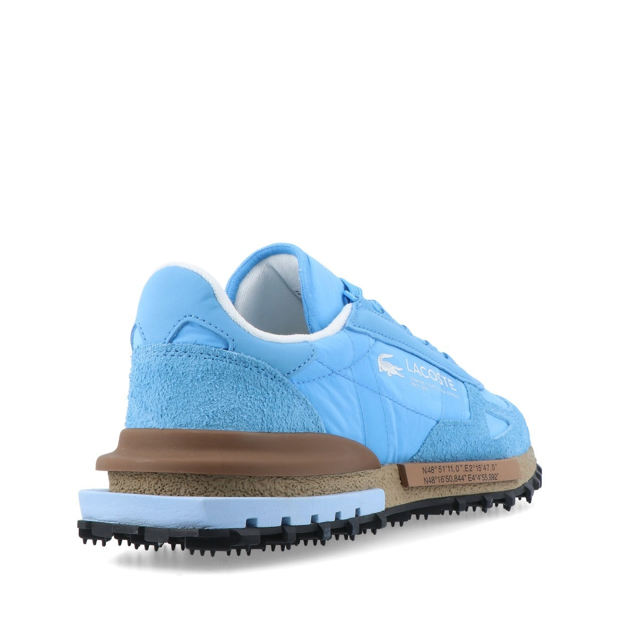 Lacoste Sapatilhas Sneakers Shoes Elite Active Blue Brown Azul Castanho_shot4