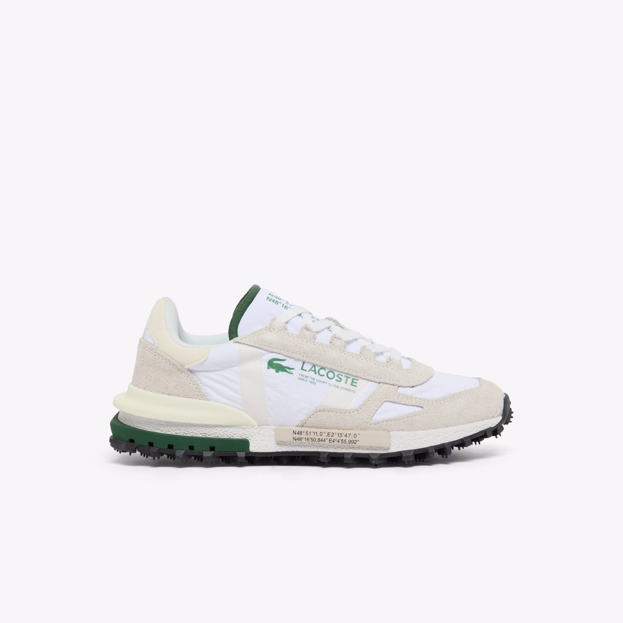 Lacoste Sapatilhas Sneakers Shoes Elite Active Whi Green Branco Verde_shot1
