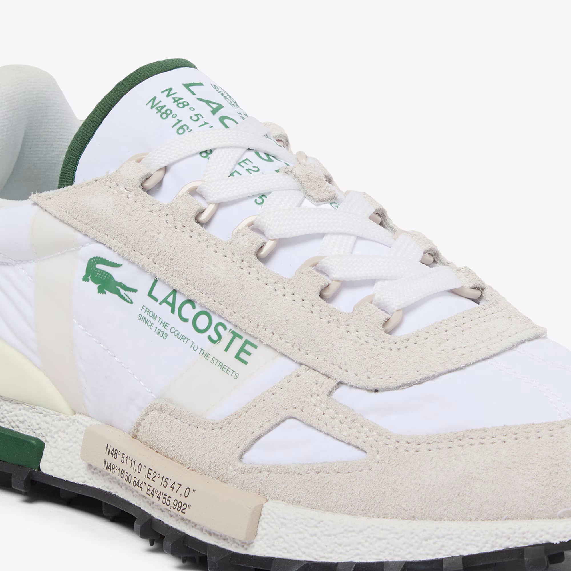 Lacoste Sapatilhas Sneakers Shoes Elite Active Whi Green Branco Verde_shot5