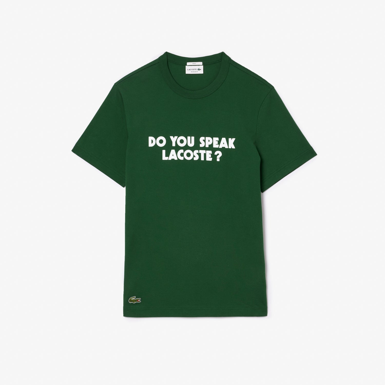 Lacoste T Shirt Th0134 Green Verde_shot1