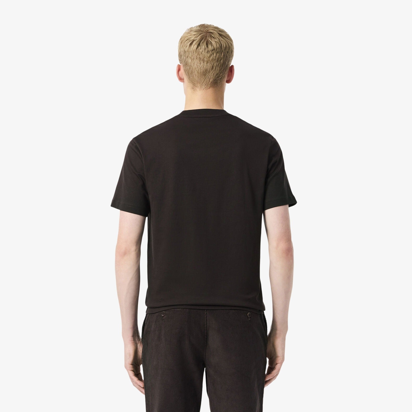 Lacoste T Shirt Th2038 Brown Castanho_shot1