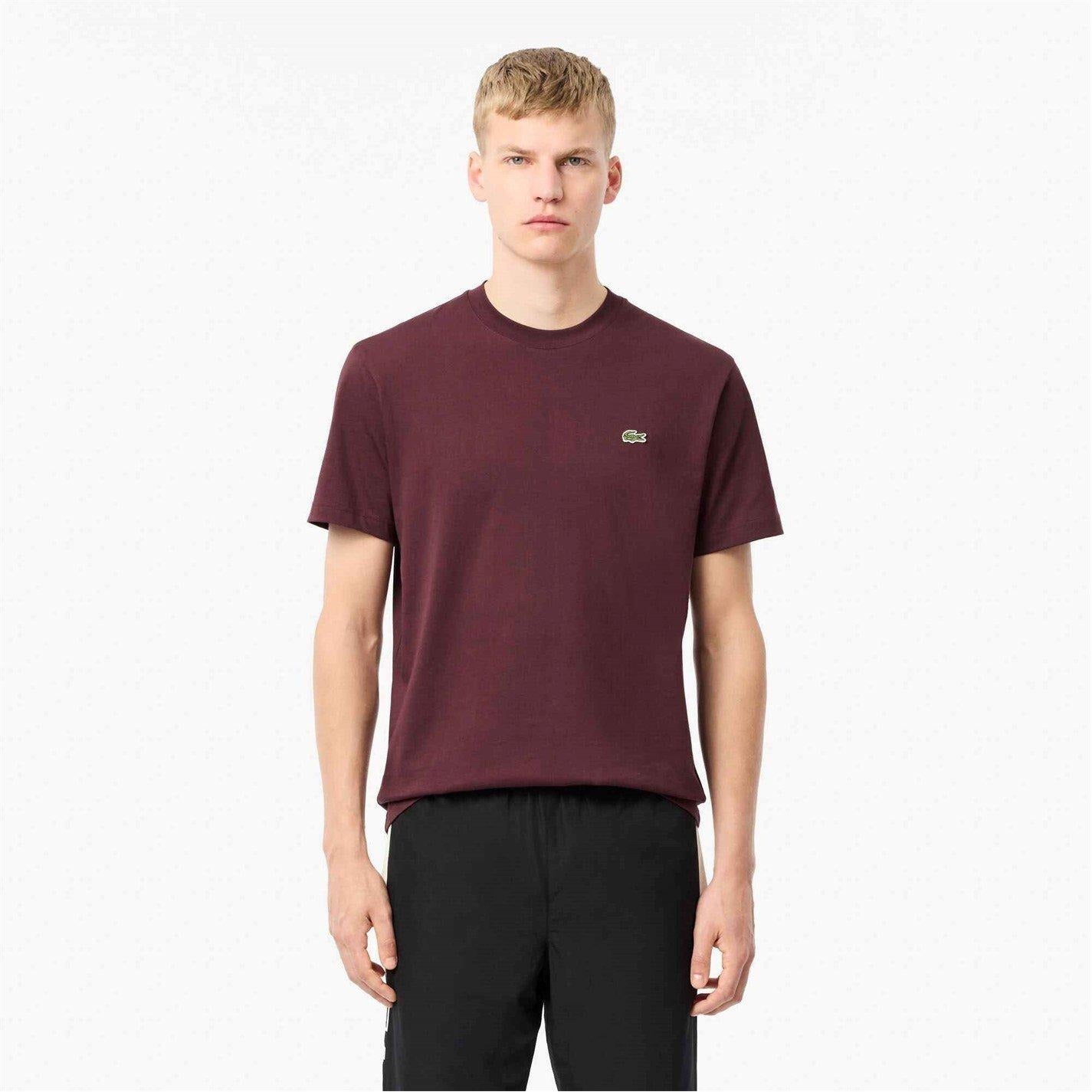 Lacoste T Shirt Th2038 Cranberry Cranberry_shot1