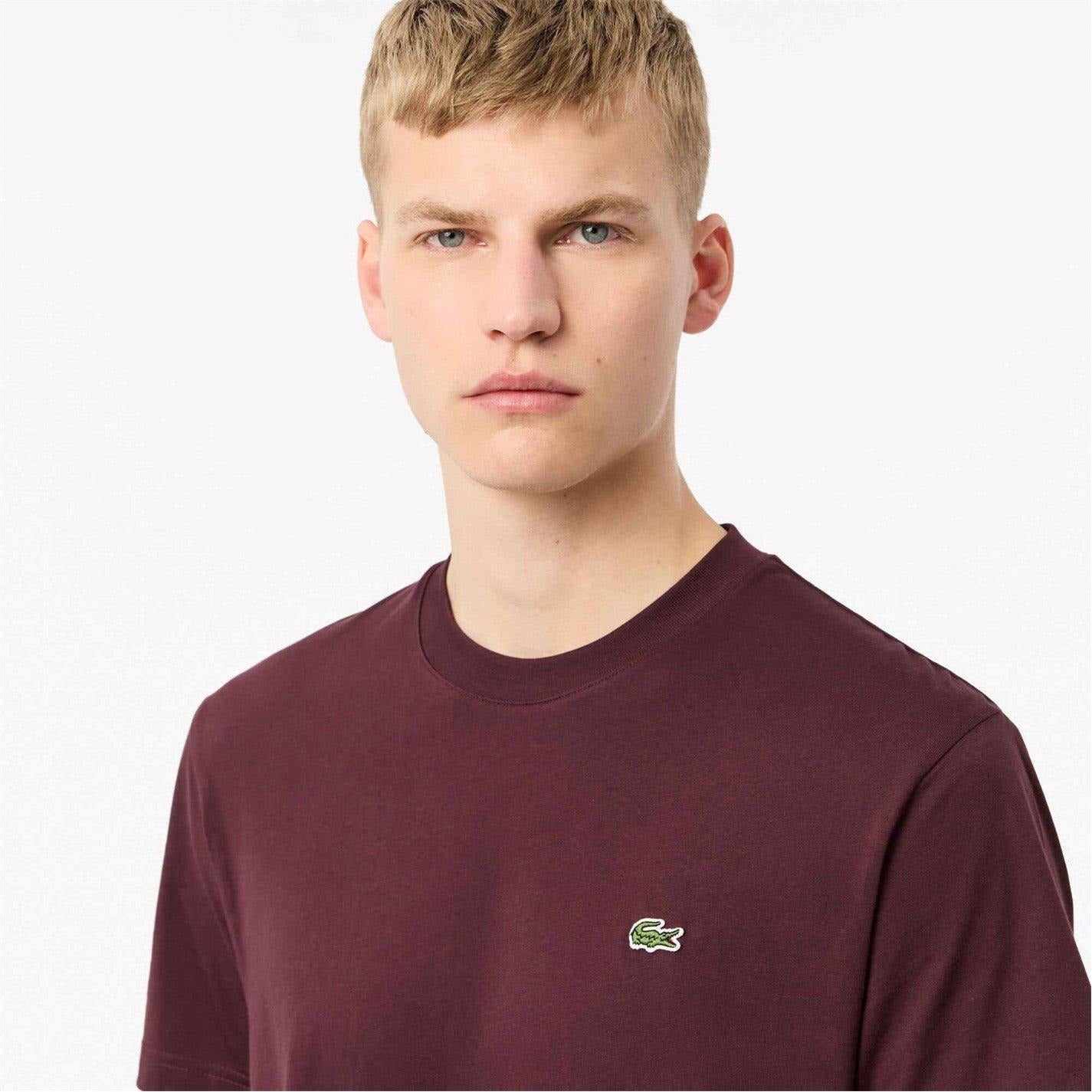 Lacoste T Shirt Th2038 Cranberry Cranberry_shot3