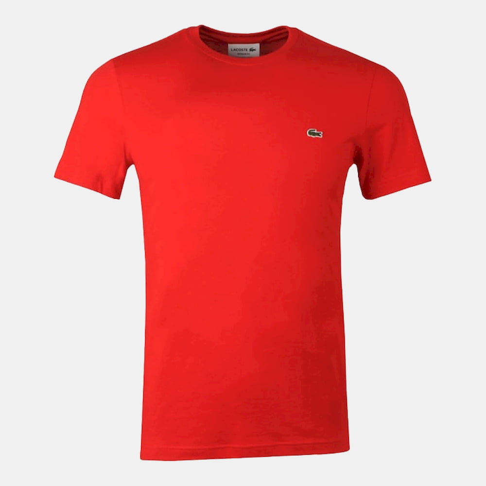 Lacoste T Shirt Th2038 Red Vermelho Shot2