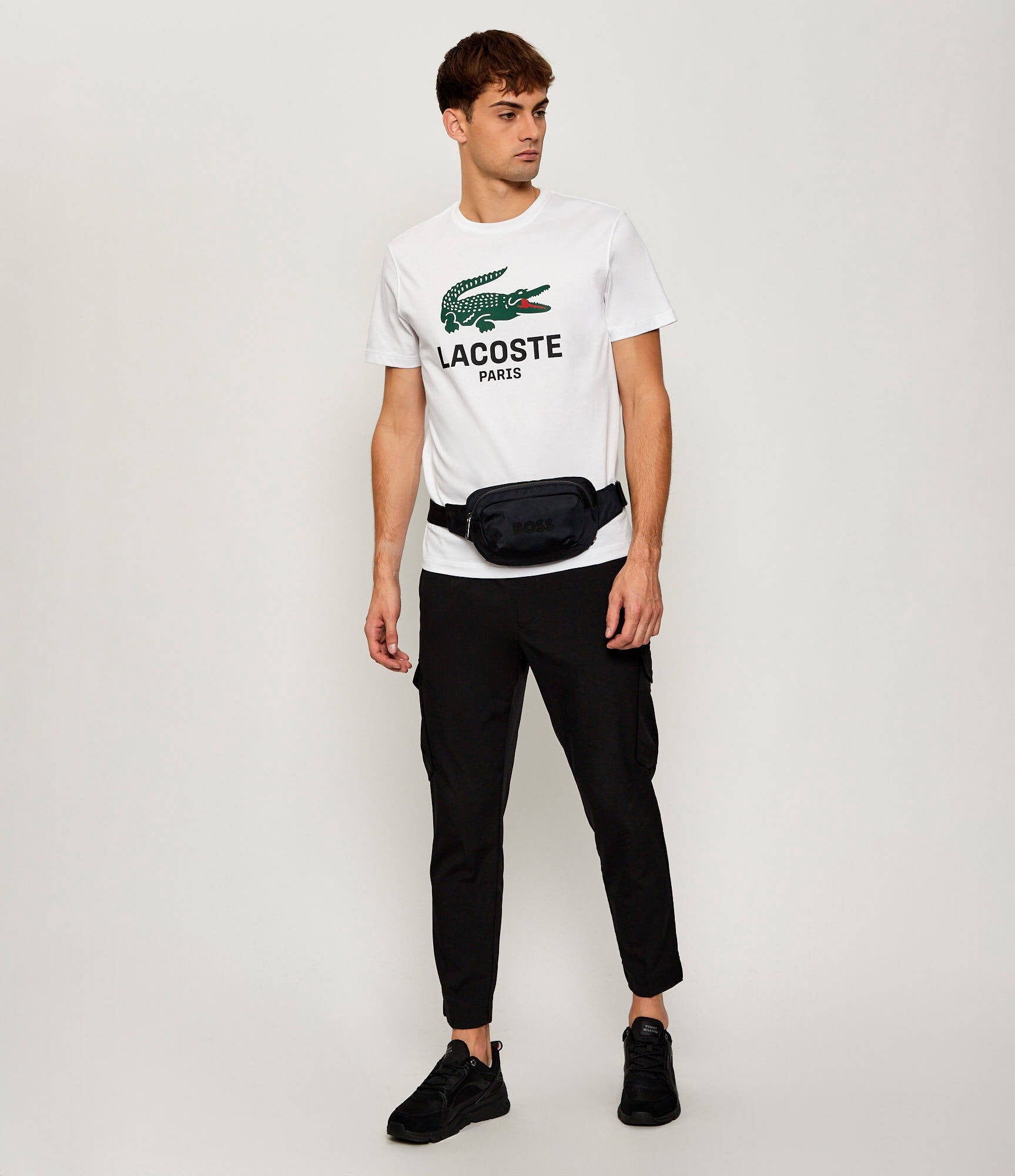 Lacoste T Shirt Th5634 White Branco_shot2