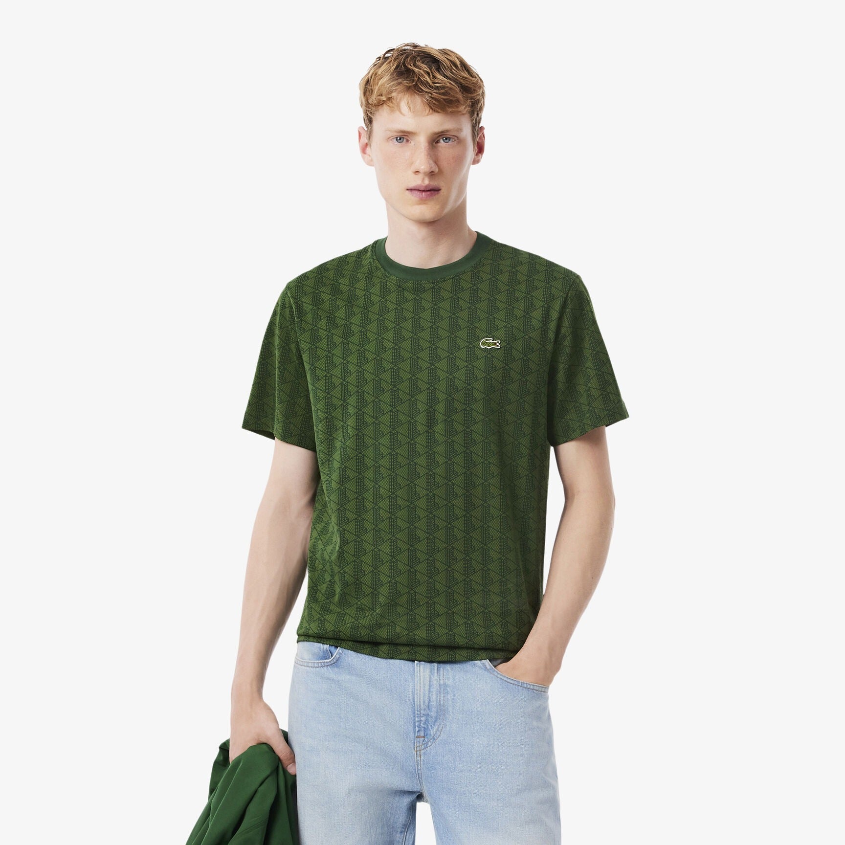 Lacoste T Shirt Th5902 Green Verde_shot1