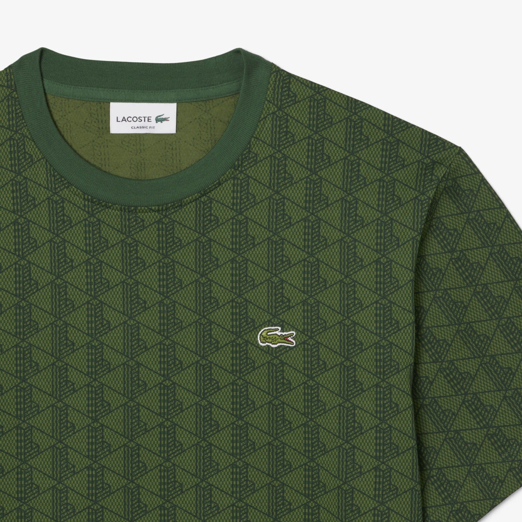 Lacoste T Shirt Th5902 Green Verde_shot5