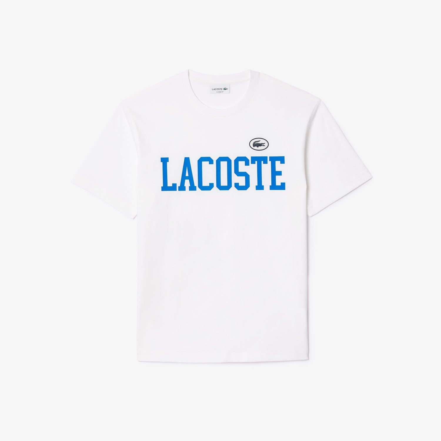 Lacoste T Shirt Th7411 White Branco_shot3
