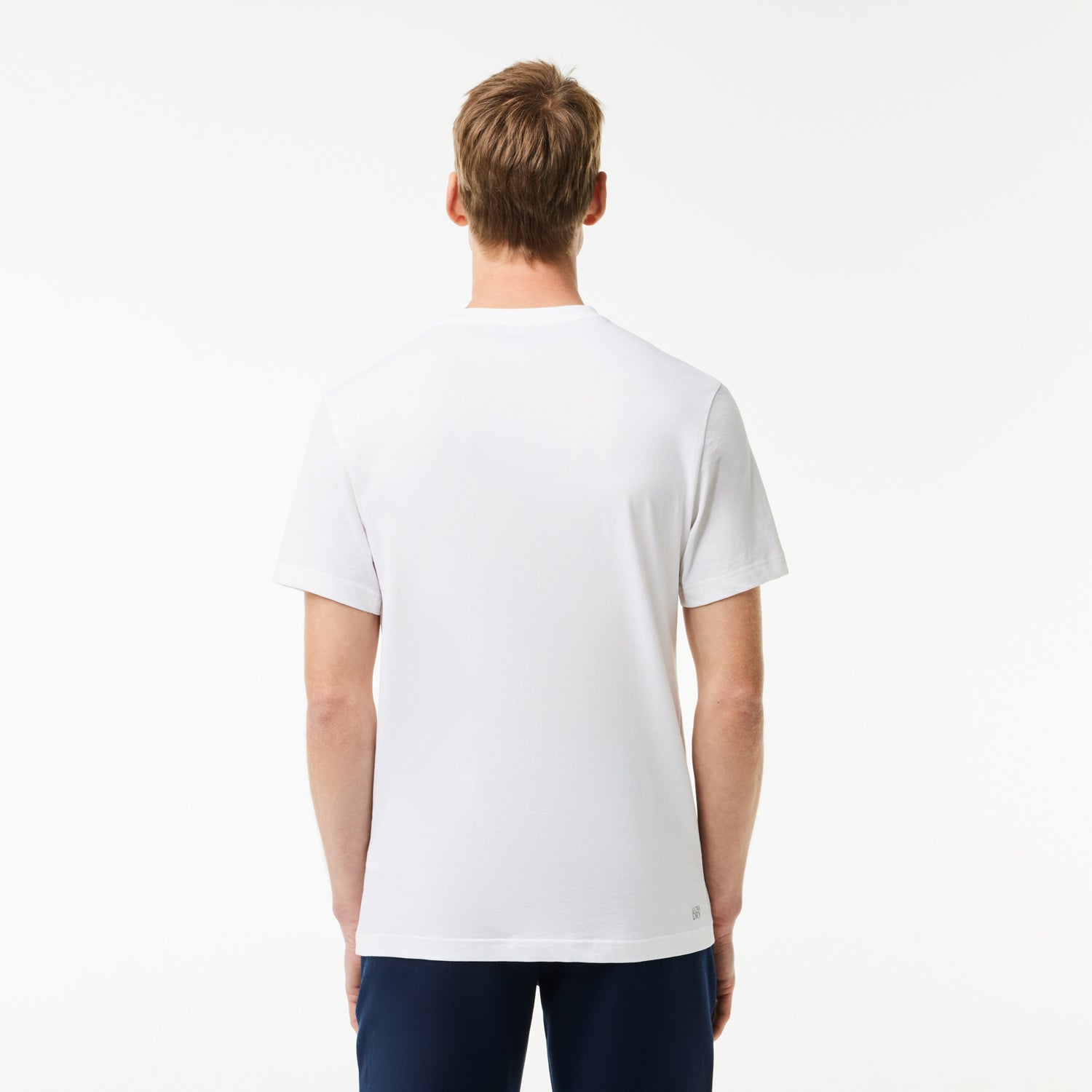Lacoste T Shirt Th7505 White Branco_shot3